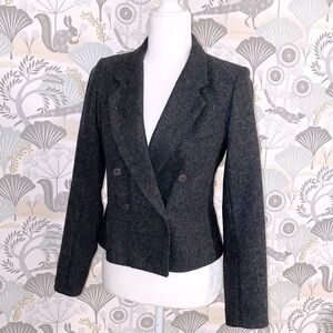VINTAGE Wool Tweed Smythe Vibe Blazer